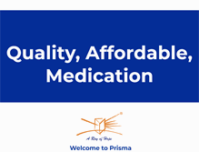Tablet Screenshot of prismapharma.com